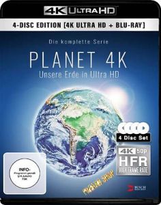 Blu-Ray Planet 4K - Unsere Erde  4K Ultra HD  (BR + UHD)  -2 UHD+2 BR-  4 Discs  Min: ca. 194/DTS/HD-2160p