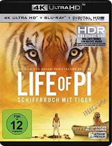Blu-Ray Life of Pi - Schiffbruch mit Tiger  (4K Ultra HD + BR)  2 Discs  Min:122/DD5.1/WS 