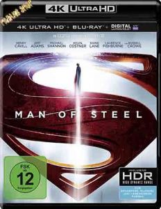 Blu-Ray Man of Steel  4K UHD HD Edition  Min:143/DD5.1/WS