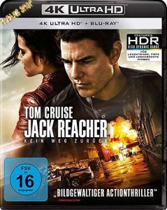 Blu-Ray Jack Reacher 2 - Kein Weg zurueck  4K Ultra  (BR + UHD)  2 Discs  Min:118/DD5.1/WS