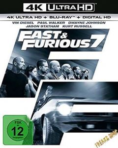 Blu-Ray Fast 7 & the Furious  Extended Version  4K Ultra  (UHD + BR)  2 Discs  Min:140/DD5.1/WS