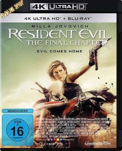 Blu-Ray Resident Evil 6 - The Final Chapter  4K UHD  (BR+UHD)