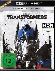 Blu-Ray Transformers 1  4K Ultra-HD  (UHD + BR)  2 Discs  Min:143/DD5.1/WS