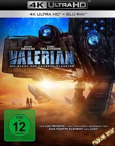 Blu-Ray Valerian - Die Stadt der tausend Planeten  4K Ultra  (UHD + BR)  2 Discs  Min:137/DD5.1/WS