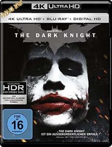 Blu-Ray Batman: The Dark Knight  4k Ultra-HD  (UHD + BR)  + UV  2 Discs  Min:153/DD5.1/WS