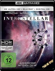 Blu-Ray Interstellar  4k Ultra-HD  (UHD + BR)  + UV  2 Discs  Min:169/DD5.1/WS