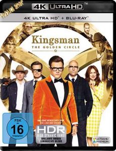 Blu-Ray Kingsman 2 - The Golden Circle  4K-Ultra  (UHD + BR)  2 Discs  Min:141/DD5.1/WS