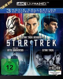 Blu-Ray STAR TREK  3er BOX  4K-Ultra  (BR + UHD)  6 Discs  Min:381/DD5.1/WS