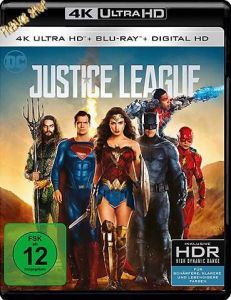 Blu-Ray Justice League  4K-Ultra  +UV  (BR + UHD)  Min:121/DD5.1/WS 