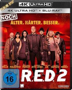 Blu-Ray R.E.D. 2 - Aelter. Haerter. Besser.  4K-Ultra  (BR + UHD)  2 Discs  Min:116/DD5.1/WS
