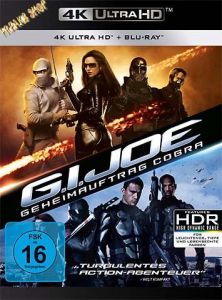 Blu-Ray G.I. Joe 1 - Geheimauftrag Cobra  4K Ultra  (BR + UHD)  2 Discs  Min:118/DTS-HD5.1/WS