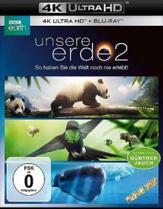 Blu-Ray Unsere Erde 2 - Planet Earth  4K Ultra  (BR + UHD)  2 Discs  Min:94/DD5.1,dts/WS