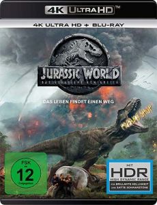 Blu-Ray Jurassic World 2 - Das gefallene Koenigreich  4K Ultra  (BR + UHD)  2 Discs