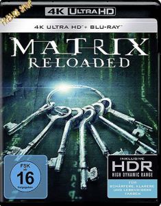 Blu-Ray Matrix 2 - Reloaded  4K Ultra  +UV  (BR + UHD)  Min:133/DD5.1/WS