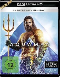 Blu-Ray Aquaman  -DC-Universe-  4K Ultra  (BR + UHD)  2 Discs  Min:143/DD5.1/WS