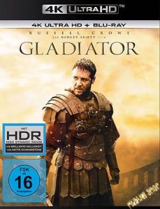 Blu-Ray Gladiator  4K Ultra  (BR + UHD)  2 Discs  Min:170/DD5.1/WS