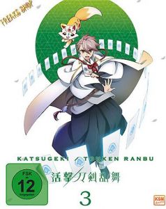 Blu-Ray Anime: Katsugeki Touken Ranbu  Vol. 3  LE FINALE  -Episoden 09-13-  Min:115/DD/WS
