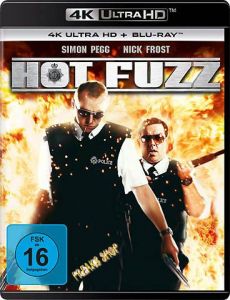 Blu-Ray Hot Fuzz  4K Ultra HD  (BR + UHD)  2 Discs  Min:121/DD5.1/WS